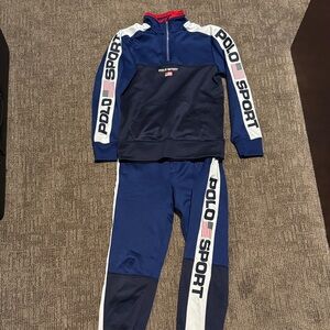 Ralph Lauren Polo Sport Navy warm up suit